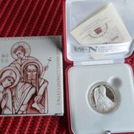 Vatikan 2008 10 Euro PP Gedenkmünze Silber