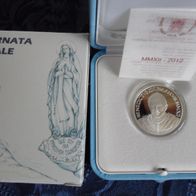 Vatikan 2012 10 Euro PP Gedenkmünze Silber * *