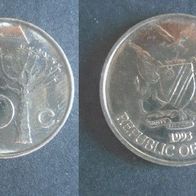 Münze Namibia: 50 Cent 1993 - VZ