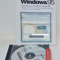 Microsoft Windows 95 c - Handbuch mit ungeöffneter CD - Product Key Lizenz-Schlüssel