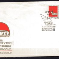 DDR 1971 Parteitag der SED (II) MiNr. 1679 FDC gestempelt -1-