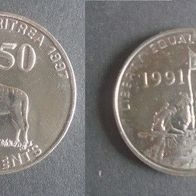 Münze Eritrea: 50 Cent 1997 - VZ
