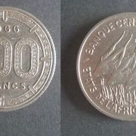 Münze Äquatorial Afrikanische Staaten: 100 Francs 1966