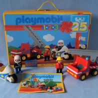 Playmobil ® 123 - 6607 Rettung Feuerwehr Polizei Polizei komplett OVP