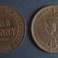 Münze Australien: 1 Penny 1927