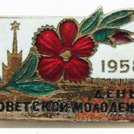 UdSSR Abzeichen - Tag der Sowjetischer Jugend 1958