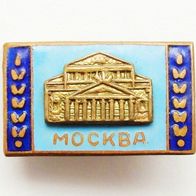 UdSSR emailliertes Abzeichen - Bolschoi-Theater in Moskau
