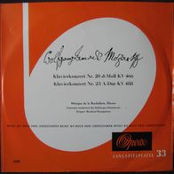 Wolfgang Amadeus Mozart - Klavierkonzert Nr. 20 + Nr. 23 - LP - Club Edition - Opera