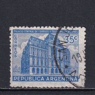 Argentinien, 1942, Mi. 468, Postgebäude, 1 Briefm., gest.