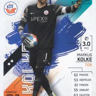 Hansa Rostock Topps Match Attax Trading Card 2021 Markus Kolke Nr.406