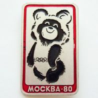 UdSSR Abzeichen - Olympiade in Moskau 1980 - Bär Maskottchen