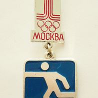 UdSSR Abzeichen - Olympiade in Moskau 1980 - Fussball