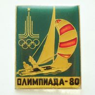 UdSSR Abzeichen - Olympiade in Moskau 1980 - Regata