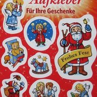 NEU Großer Sticker Bogen 35 Weihnachtsmann Advent Aufkleber Weihnachten Geschenk