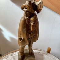 Figur, Holzfigur, Nachtwächter, ca. 42 cm, Topzustand