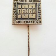 UdSSR Abzeichen - Kunstausstellung in Moskau zum 100. Geburtstag Lenins
