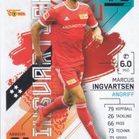 Union Berlin Topps Match Attax Trading Card 2021 Marcus Ingvartsen Kartennummer 68