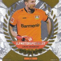 Bayer Leverkusen Topps Match Attax Trading Card 2021 Lukas Hradecky Nr.1 Sonderkarte