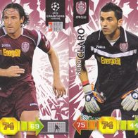 2x CFR Cluj Panini Trading Card Champions League 2010
