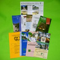 Neu, Broschüre, Flyer, Infomaterial, 10 Artikel, Sondershausen