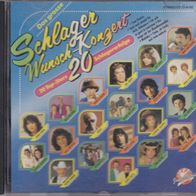 CD Schlager Wunsch-Konzert 20 Top-Stars 20 Schlagererfolge 1992