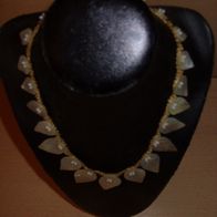 Halskette Damen Schmuckkette Women´s Necklace Jewellery Perlmutt ?? HK-13265