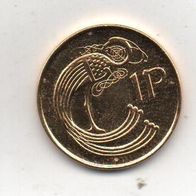 Münze Irland 1 Pence 1996