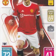 Manchester United Topps Trading Card Champions League 2021 Victor Lindelöf Nr.32
