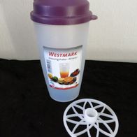 Westmark Dressingshaker mit herausnehmbarer Mixscheibe und Meßskala 500 ml