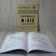 Mc Cormick Ersatzteilliste Für Traktor Standard D-217 D 217
