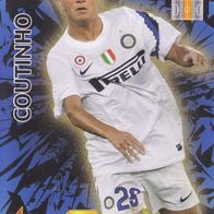 Inter Mailand Panini Trading Card Champions League 2010 Coutinho Nr.124
