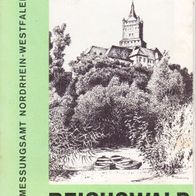 Wanderkarte Reichswald 1:25000 Landesvermessungsamt NRW 1. Auflage 1973 Kleve