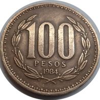Chile 100 Pesos 1984 ## K4