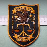 Ärmel- Stoffabzeichen, USA, Dekalb County Police (GA)