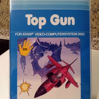 Atari Spiel TOP GUN VCS2600/7800 + Sammler-Repro-Kit (nur Box)