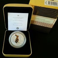 Lunar Serie I Hase 1 Oz Münze/ gilded mit Zertifikat und Umverpackung.