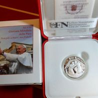 Vatikan 2015 5 Euro PP Gedenkmünze Silber