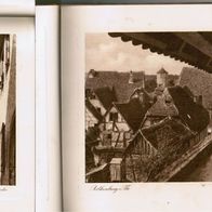 Rothenburg o. T, Album, Künstlermappe, 10 x Kupfertiefdruck