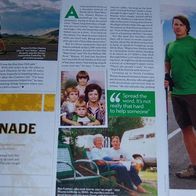 Jimmy Wayne Article Clippings 3 pg Magazine Clipping Bericht