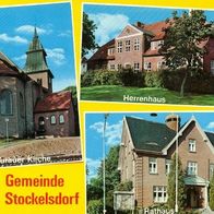 23617 Stockelsdorf 3 Ansichten Curauer Kirche , Herrenhaus , Rathaus