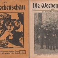 Die Wochenschau 1913 Nr.13 Verlag W Girardet Essen Illustrierte Zeitschrift