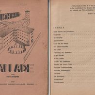 Die Zuchthaus Ballade von Jack Schiefer 1946 Verlag Heinrich Holländs Aachen