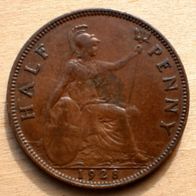 Half Penny 1928 Großbritannien