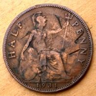 Half Penny 1931 Großbritannien