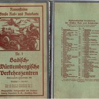 Ravensteins große Rad- und Autokarte Nr. 1