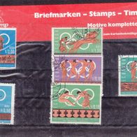 Ecuador 6 Briefmarken interstamp Stamps Motive kompletter Satz Sport Olympia Athen