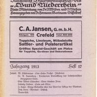 Der Niederrhein Illustrierte Halbmonatschrift des Bund Niederrhein Heft 17 Jahr 1913