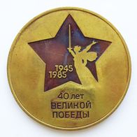 UdSSR Tischmedaille - 14. internationales Filmfestival in Moskau 1985