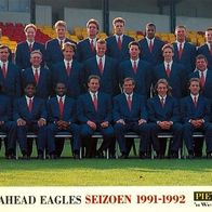 AK Mannschaft Team Go Ahead Eagles Deventer 91-92 Mannschaftskarte Nederland FC