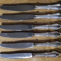 1 Messer versilbert H.F. Anker 100er Silberauflage rostfrei 21cm
